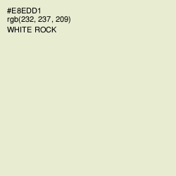 #E8EDD1 - White Rock Color Image